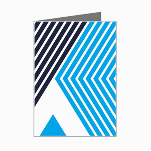 Blue Lines Background, Retro Backgrounds, Blue Mini Greeting Card from UrbanLoad.com Left