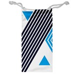 Blue Lines Background, Retro Backgrounds, Blue Jewelry Bag