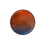Orange To Blue, Abstract, Background, Blue, Orange, Hat Clip Ball Marker (4 pack)