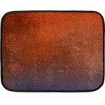 Orange To Blue, Abstract, Background, Blue, Orange, Fleece Blanket (Mini)