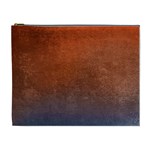 Orange To Blue, Abstract, Background, Blue, Orange, Cosmetic Bag (XL)
