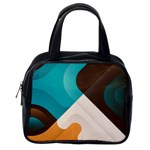Retro Colored Abstraction Background, Creative Retro Classic Handbag (One Side)