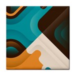 Retro Colored Abstraction Background, Creative Retro Face Towel