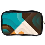 Retro Colored Abstraction Background, Creative Retro Toiletries Bag (One Side)