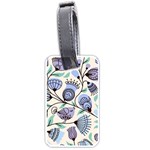 Retro Texture With Birds Luggage Tag (one side)