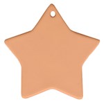 Peach Fuzz 2024 Star Ornament (Two Sides)