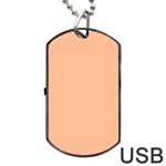 Peach Fuzz 2024 Dog Tag USB Flash (Two Sides)