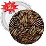 Abstract Geometric Pattern, Abstract Paper Backgrounds 3  Buttons (10 pack) 