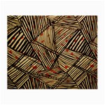 Abstract Geometric Pattern, Abstract Paper Backgrounds Small Glasses Cloth (2 Sides)