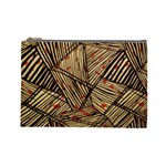 Abstract Geometric Pattern, Abstract Paper Backgrounds Cosmetic Bag (Large)