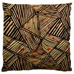 Abstract Geometric Pattern, Abstract Paper Backgrounds Large Cushion Case (Two Sides)