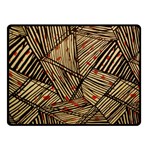 Abstract Geometric Pattern, Abstract Paper Backgrounds Two Sides Fleece Blanket (Small)