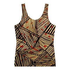 Abstract Geometric Pattern, Abstract Paper Backgrounds Sport Tank Top  from UrbanLoad.com Front