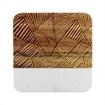 Abstract Geometric Pattern, Abstract Paper Backgrounds Marble Wood Coaster (Square)