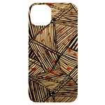 Abstract Geometric Pattern, Abstract Paper Backgrounds iPhone 14 Plus Black UV Print Case