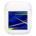 Abstract Lightings, Grunge Art, Geometric Backgrounds Soft TPU AirPods 1/2 Case