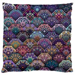 Texture, Pattern, Abstract Large Premium Plush Fleece Cushion Case (One Side)