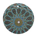 Tile, Geometry, Pattern, Points, Abstraction Ornament (Round)