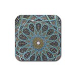Tile, Geometry, Pattern, Points, Abstraction Rubber Coaster (Square)