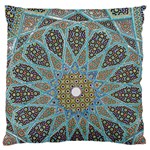 Tile, Geometry, Pattern, Points, Abstraction Large Cushion Case (Two Sides)