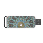 Tile, Geometry, Pattern, Points, Abstraction Portable USB Flash (One Side)