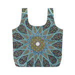 Tile, Geometry, Pattern, Points, Abstraction Full Print Recycle Bag (M)