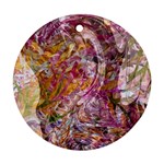 Abstract pink blend Ornament (Round)