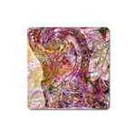 Abstract pink blend Square Magnet