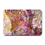 Abstract pink blend Small Doormat