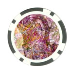 Abstract pink blend Poker Chip Card Guard