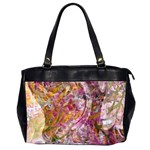 Abstract pink blend Oversize Office Handbag (2 Sides)