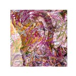 Abstract pink blend Square Satin Scarf (30  x 30 )