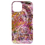 Abstract pink blend iPhone 14 Black UV Print Case