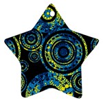 Authentic Aboriginal Art - Circles (Paisley Art) Ornament (Star)