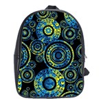 Authentic Aboriginal Art - Circles (Paisley Art) School Bag (Large)