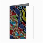 Authentic Aboriginal Art - Walking the Land Mini Greeting Card