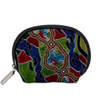 Authentic Aboriginal Art - Walking the Land Accessory Pouch (Small)