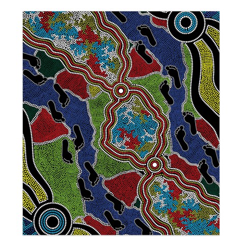 Authentic Aboriginal Art Duvet Quilt