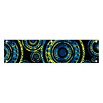 Authentic Aboriginal Art - Circles (Paisley Art) Banner and Sign 4  x 1 