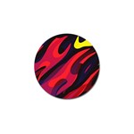 Abstract Fire Flames Grunge Art, Creative Golf Ball Marker (4 pack)