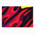 Abstract Fire Flames Grunge Art, Creative Postcards 5  x 7  (Pkg of 10)
