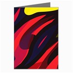Abstract Fire Flames Grunge Art, Creative Greeting Cards (Pkg of 8)
