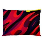 Abstract Fire Flames Grunge Art, Creative Pillow Case