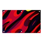 Abstract Fire Flames Grunge Art, Creative Banner and Sign 5  x 3 
