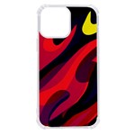 Abstract Fire Flames Grunge Art, Creative iPhone 13 Pro Max TPU UV Print Case