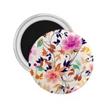 Abstract Floral Background 2.25  Magnets
