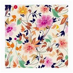Abstract Floral Background Medium Glasses Cloth