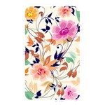 Abstract Floral Background Memory Card Reader (Rectangular)