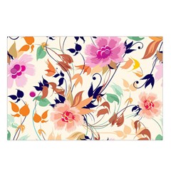 Abstract Floral Background Belt Pouch Bag (Small) from UrbanLoad.com Loop