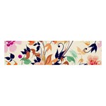 Abstract Floral Background Banner and Sign 4  x 1 